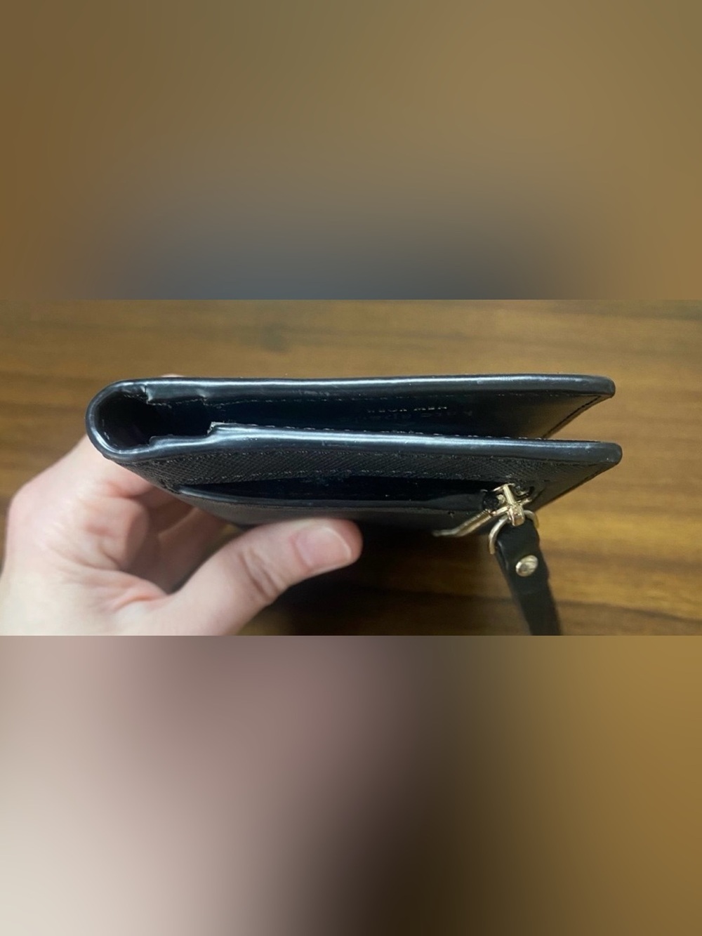 Kate Spade Saffiano Leather Black Wallet - Picture 5 of 10